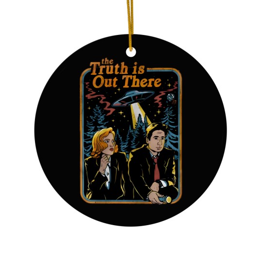 Discover The truth is out there X Files funny Classic Ceramic Ornaments