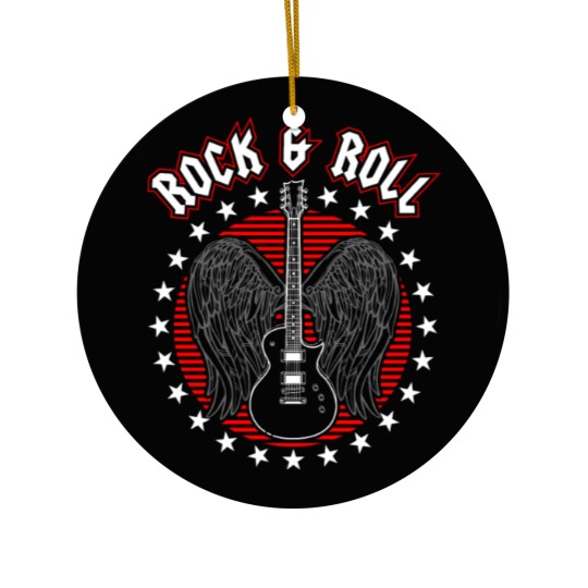 Discover Rock and Roll Rock 'n Roll Music Concert Ceramic Ornaments