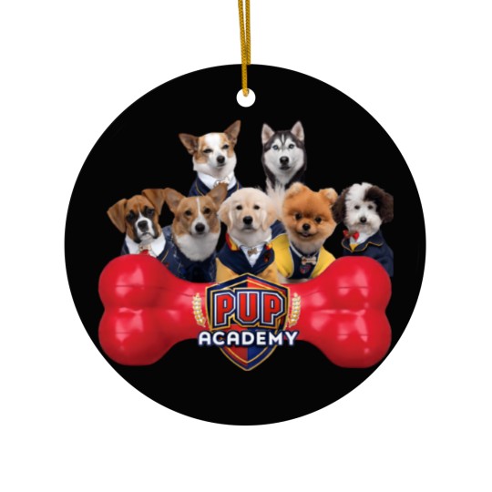 Discover Pup Academy Show Ceramic Ornaments