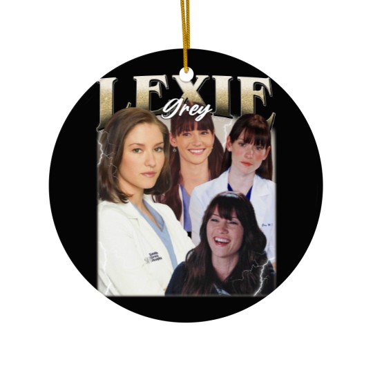 Discover Lexie Grey Vintage Ceramic Ornaments, Gift For Woman and Man Unisex Ceramic Ornaments