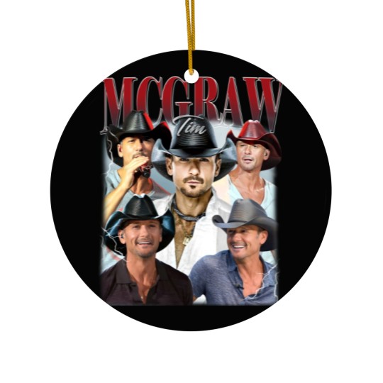 Discover Tim McGraw Vintage Ceramic Ornaments, Gift For Women and Man Ceramic Ornaments