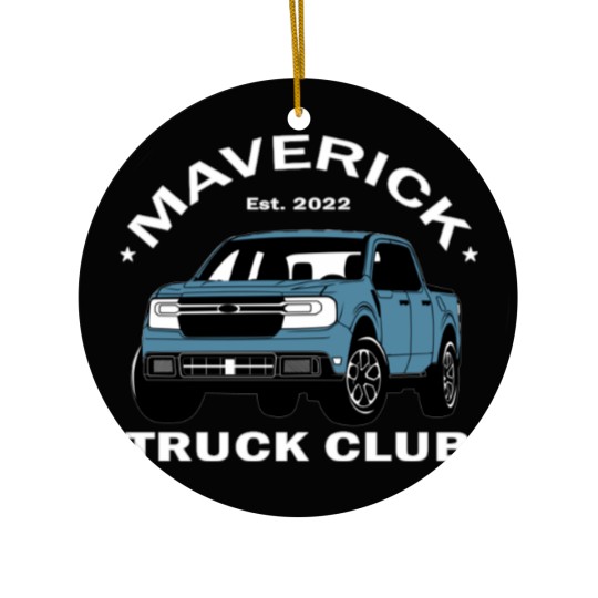 Discover Maverick Truck Club - Area 51 Ceramic Ornaments