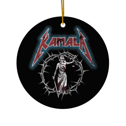 Discover Kamala Harris Rock Band Ceramic Ornaments