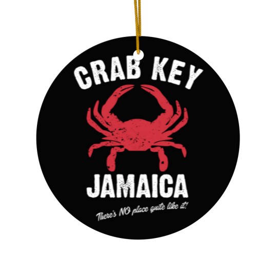Discover Crab Key Jamaica Ceramic Ornaments