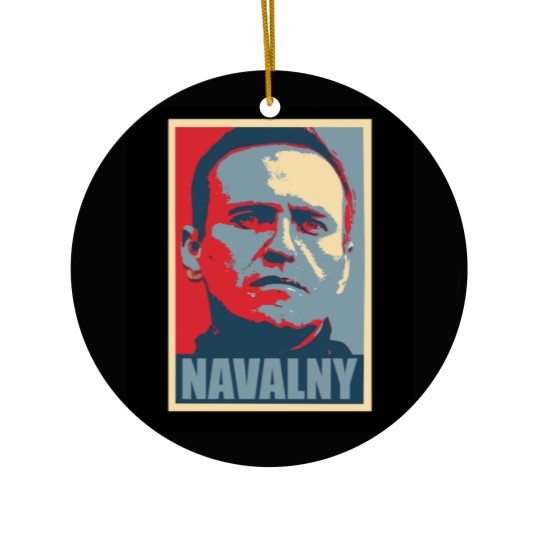Discover Alexei Navalny Graphic Ceramic Ornaments, Alexei Navalny 1976-2024 Ceramic Ornaments
