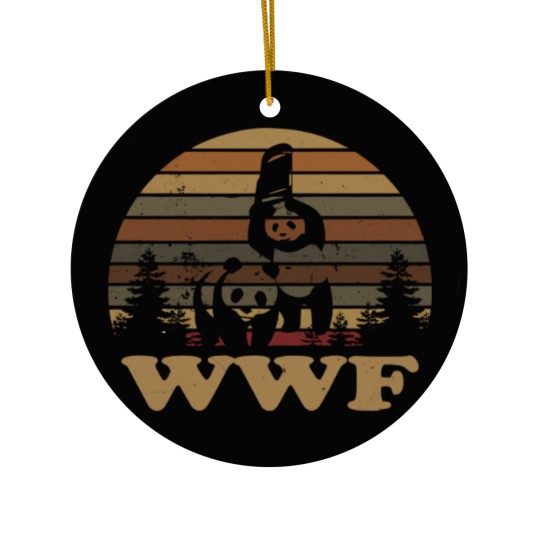 Discover VINTAGE - WWF Panda Jiu-Jitsu - Vintage - Ceramic Ornaments