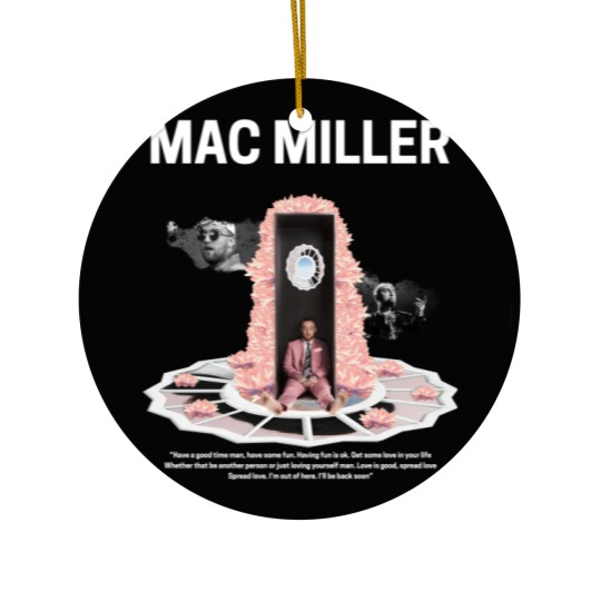 Discover Mac Miller Self Care Vintage Ceramic Ornaments
