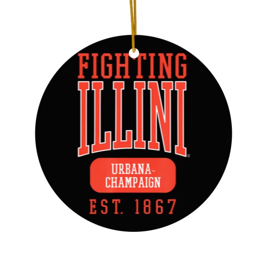 Discover 70 University Of Illinois Fighting Illini Founded Date Ceramic Ornaments Ceramic Ornaments