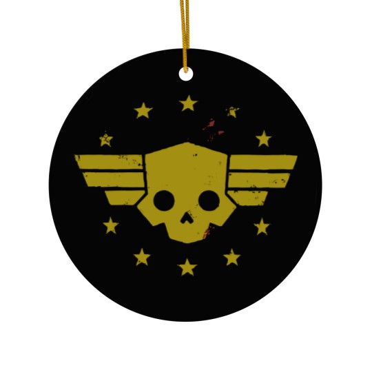 Discover Helldivers 2 Ceramic Ornaments, Helldivers Game Ceramic Ornaments, Game Gift Idea