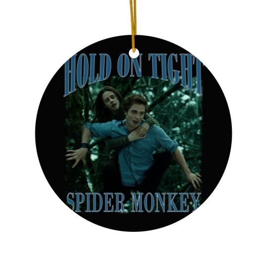 Discover Hold on tight, spider monkey - Twilight - Ceramic Ornaments