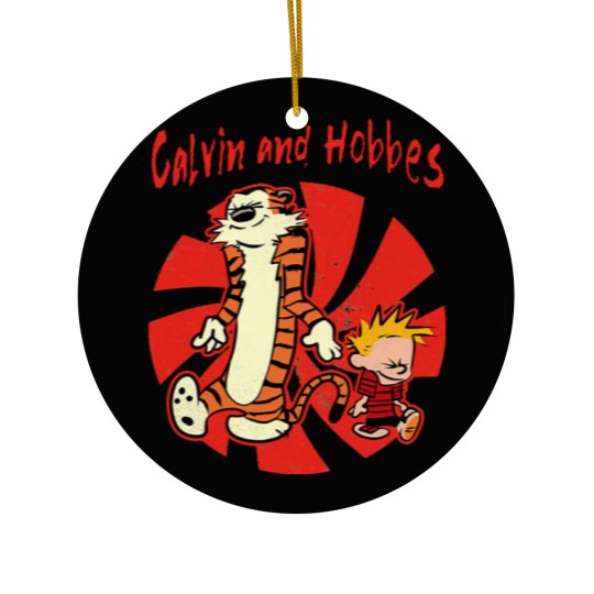 Discover Calvin and Hobbes- Hobbes Ceramic Ornaments