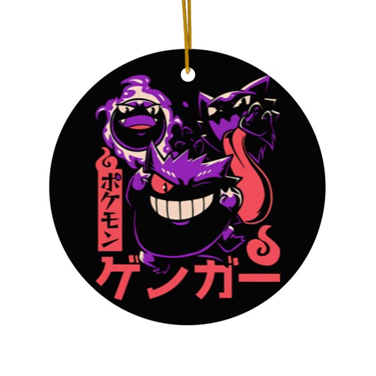 Discover Gengar Inspired Ceramic Ornament