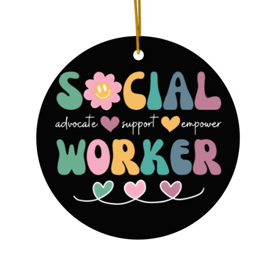 Discover Social Worker Graduation Ceramic Ornament