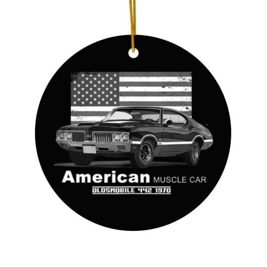 Discover oldsmobile 442 american muscle car 60s 70s old is gold Ceramic Ornaments