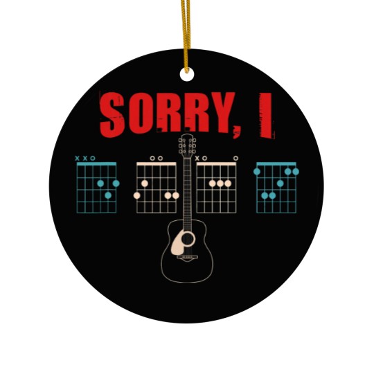 Discover Funny Guitar Message Chords Idgaf Guitarist Chord Ceramic Ornaments
