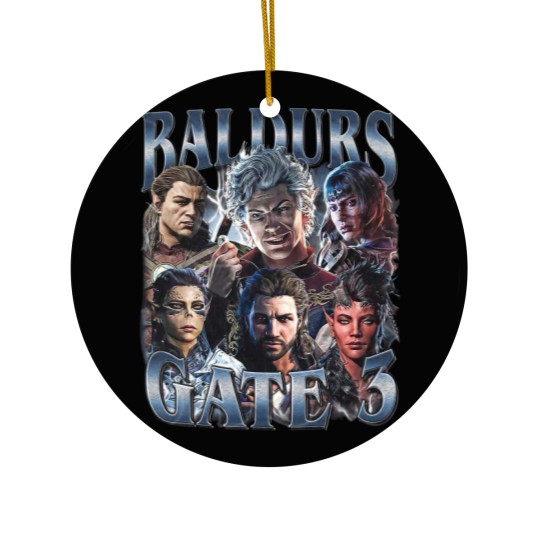 Discover Baldurs Gate 3 Vintage Ceramic Ornaments, Gift For Woman and Man Unisex Ceramic Ornaments