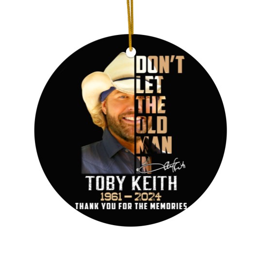 Discover Toby Keith Ceramic Ornaments 1961-2024