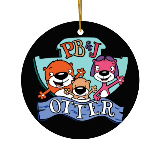 Discover PB And J Otter Sticker Ceramic Ornaments