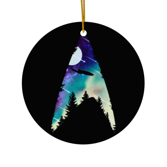 Discover The Next Generation Starfleet Galactic Insignia Ceramic Ornaments