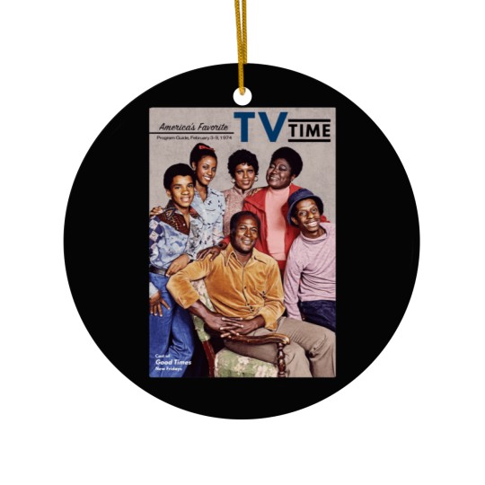 Discover Cast Of Good Times TV Time February 1974 Ceramic Ornaments
