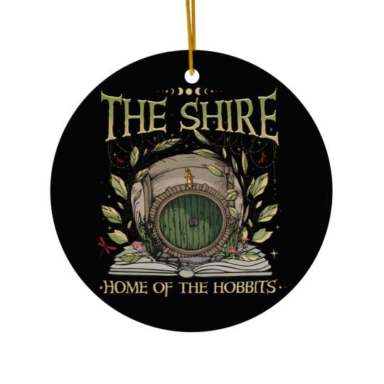 Discover The Shire Ceramic Ornament - Gift for Hobbit Lovers