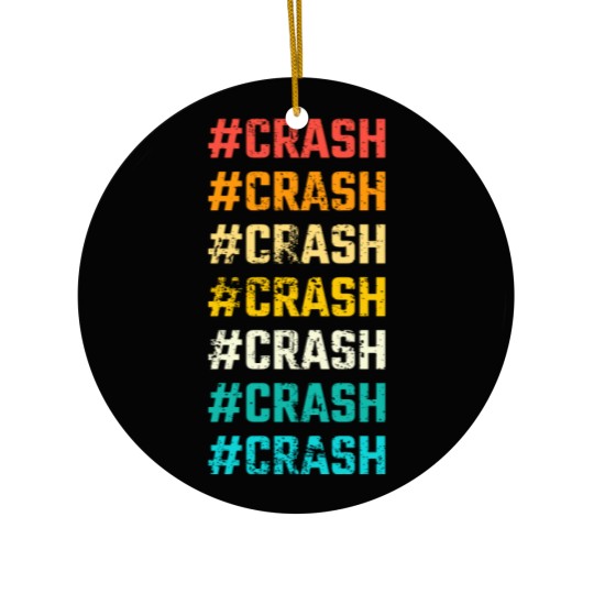 Discover Hashtag Crash Crash Ceramic Ornaments