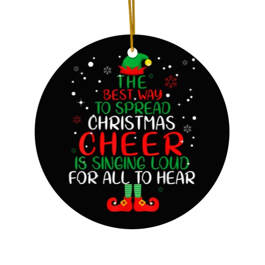 Discover Elf The Best Way To Spread Christmas Cheer Ceramic Ornaments