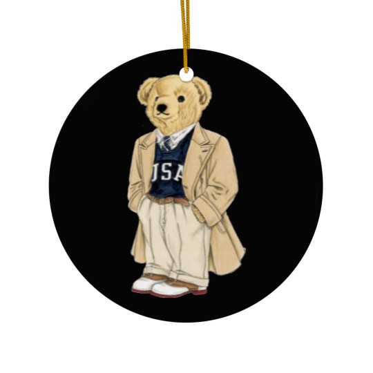 Discover Polo Fashion Bear Ceramic Ornaments