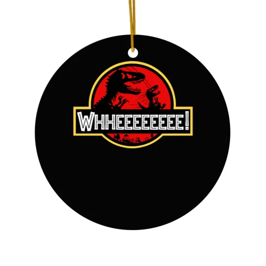 Discover Whheeeee! (Jurassic swingset) - Jurassic Park - Ceramic Ornaments