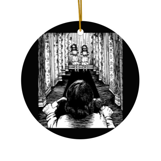 Discover Danny Torrence And The Grady Twins 1 Ceramic Ornaments