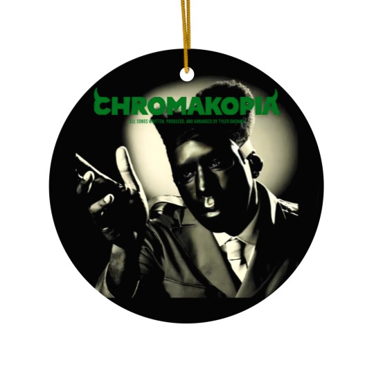 Discover Tyler the Creator Chromakopia Ceramic Ornaments, rap album merch, hip-hop fashion