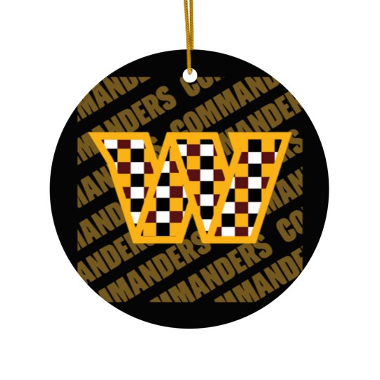 Discover The Commanders Ceramic Ornaments