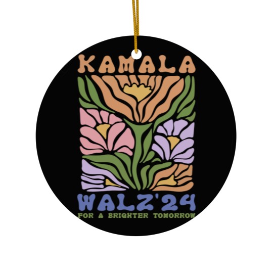 Discover Tim Walz Ceramic Ornaments 2024