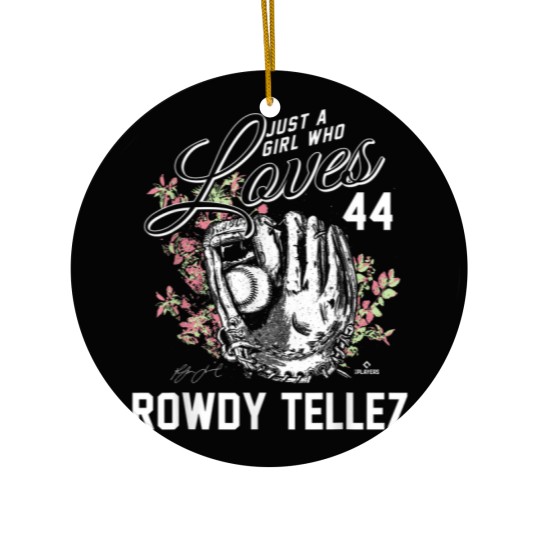 Discover Just a Girl who Loves Rowdy Tellez Ceramic Ornaments