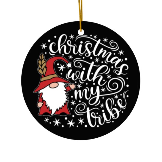 Discover Gnome Family Christmas Ceramic Ornaments