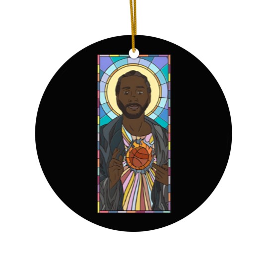 Discover Kawhi Leonard Stained Glass - Kawhi Leonard - Ceramic Ornaments