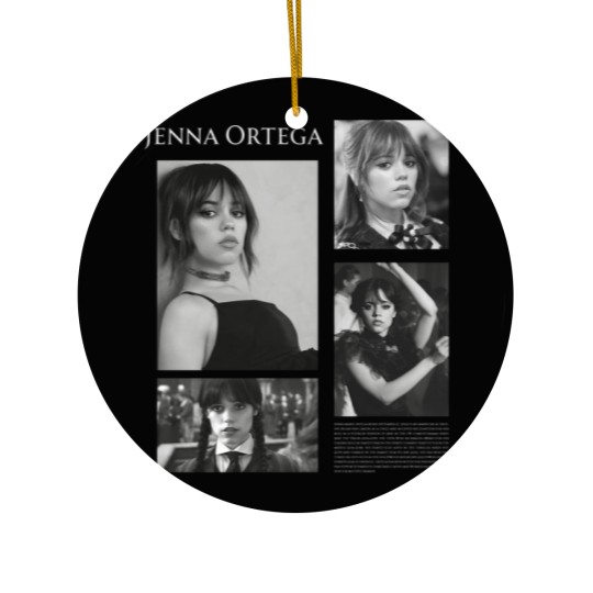 Discover Jenna Ortega Ceramic Ornaments, Gift for Women And Men