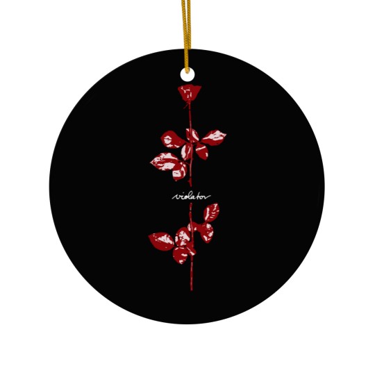 Discover Violator Red - Depeche Mode Ceramic Ornaments