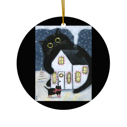 Discover The Yule Cat Ceramic Ornaments
