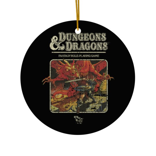 Discover Vintage Unisex Ceramic Ornament - USA Dungeon & Dragon 1974 Theme