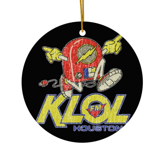 Discover KLOL FM Houston 1970 Ceramic Ornaments