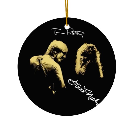 Discover Tom Petty & Stevie Nicks Vintage Ceramic Ornament