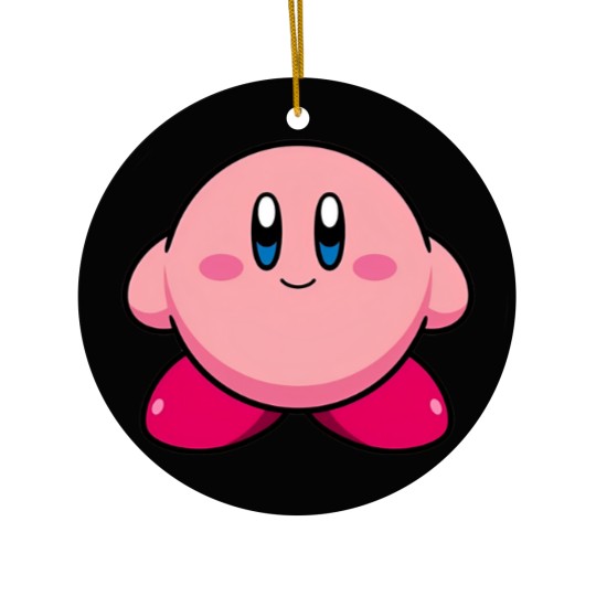 Discover Kirby games Ceramic Ornaments