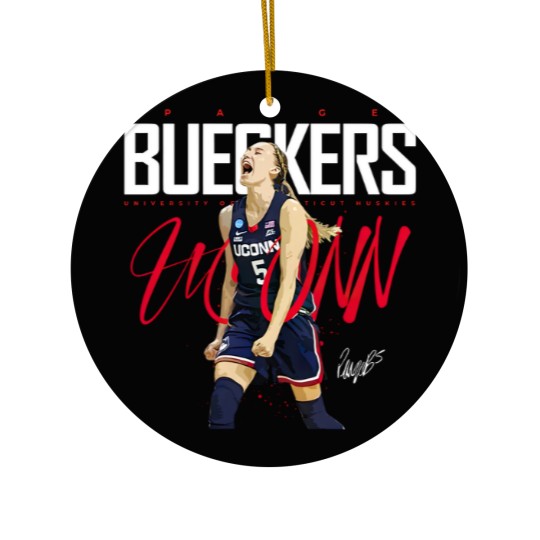 Discover Paige Bueckers - Paige Bueckers College Basketball - Ceramic Ornaments