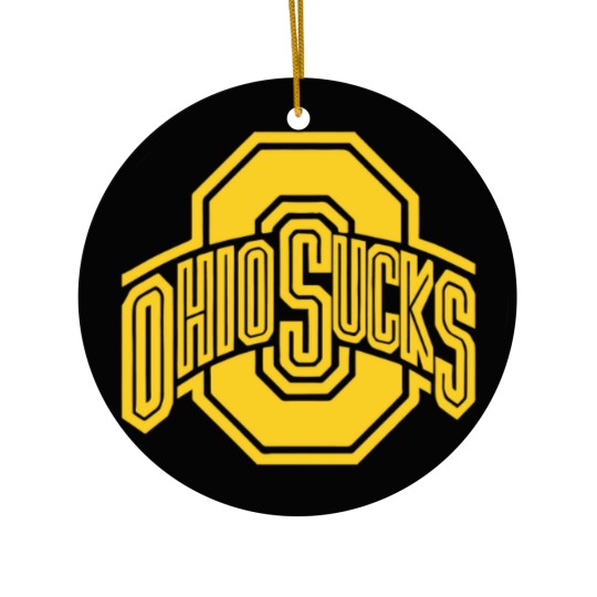 Discover Ohio Sucks Ceramic Ornaments for Michigan Wolverine fans