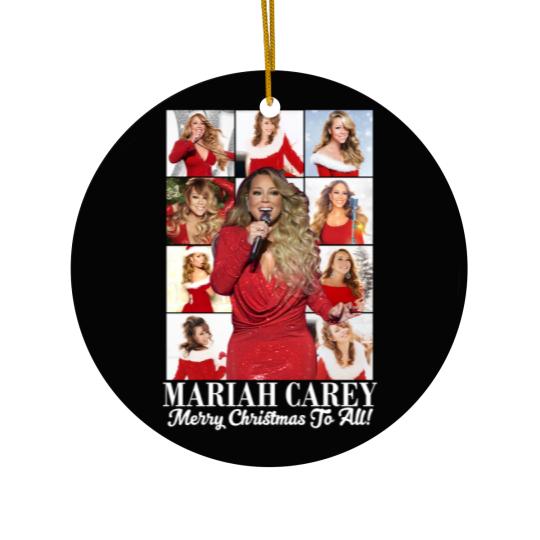 Discover Mariah Carey Christmas Ceramic Ornaments - Merry Christmas One and All Tour 2023