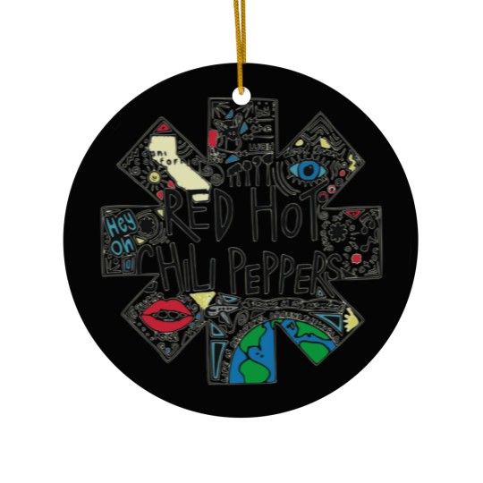 Discover Vintage Red Hot Chili Peppers Concert Ceramic Ornaments