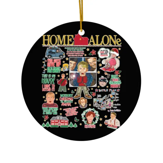 Discover Ceramic Ornament - Home Alone Theme - 90s Christmas Movie