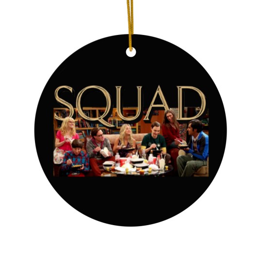 Discover Big Bang Theory Squad Ceramic Ornaments, Funny Big Bang Theory Fan Ceramic Ornaments