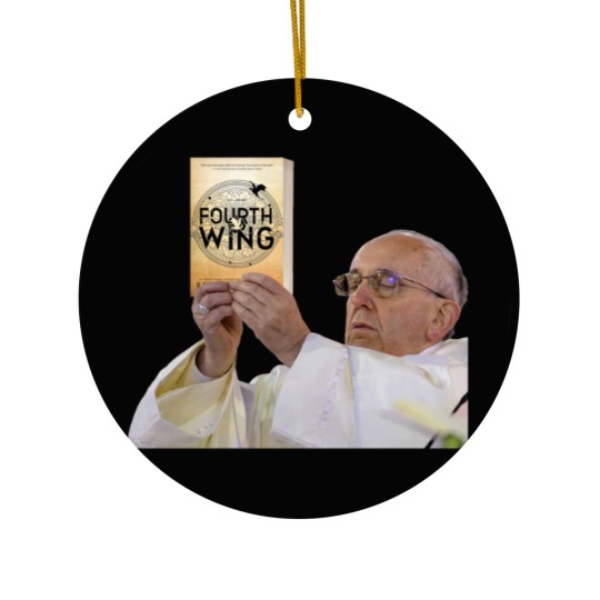 Discover Fourth Wing Pope Meme Ceramic Ornaments